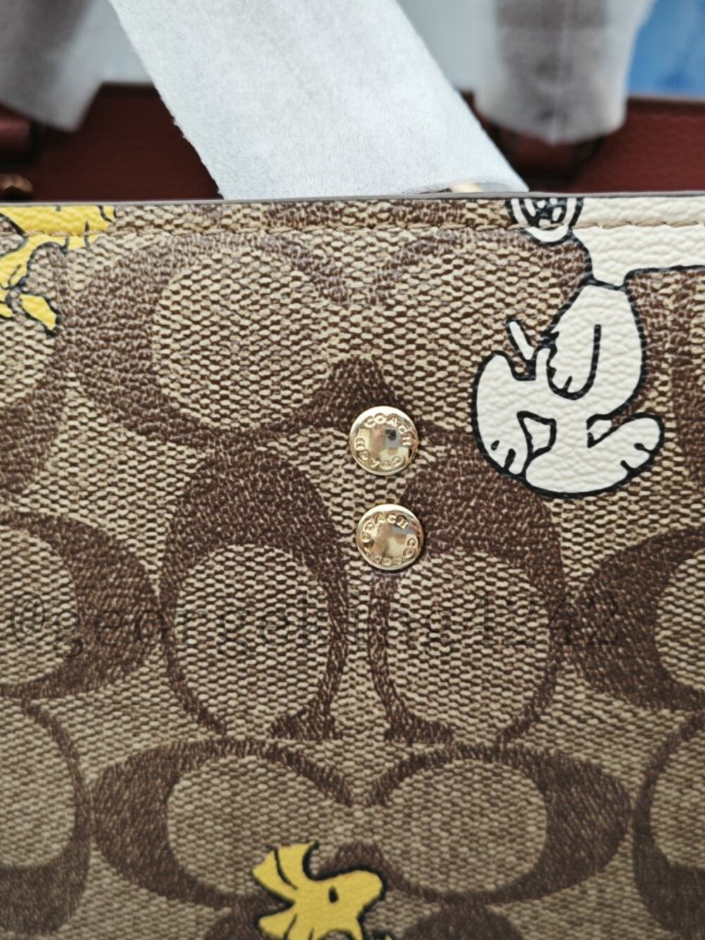 Coach Snoopy Tote Bag - Picture 6 of 16